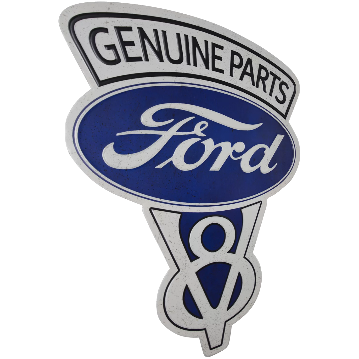 Ford V8 Logo Metallskilt METALLSKILTNO.