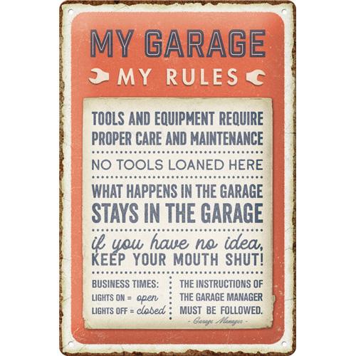 1 , targa in metallo   (8''x12''/20 cm*30 cm), decorazione